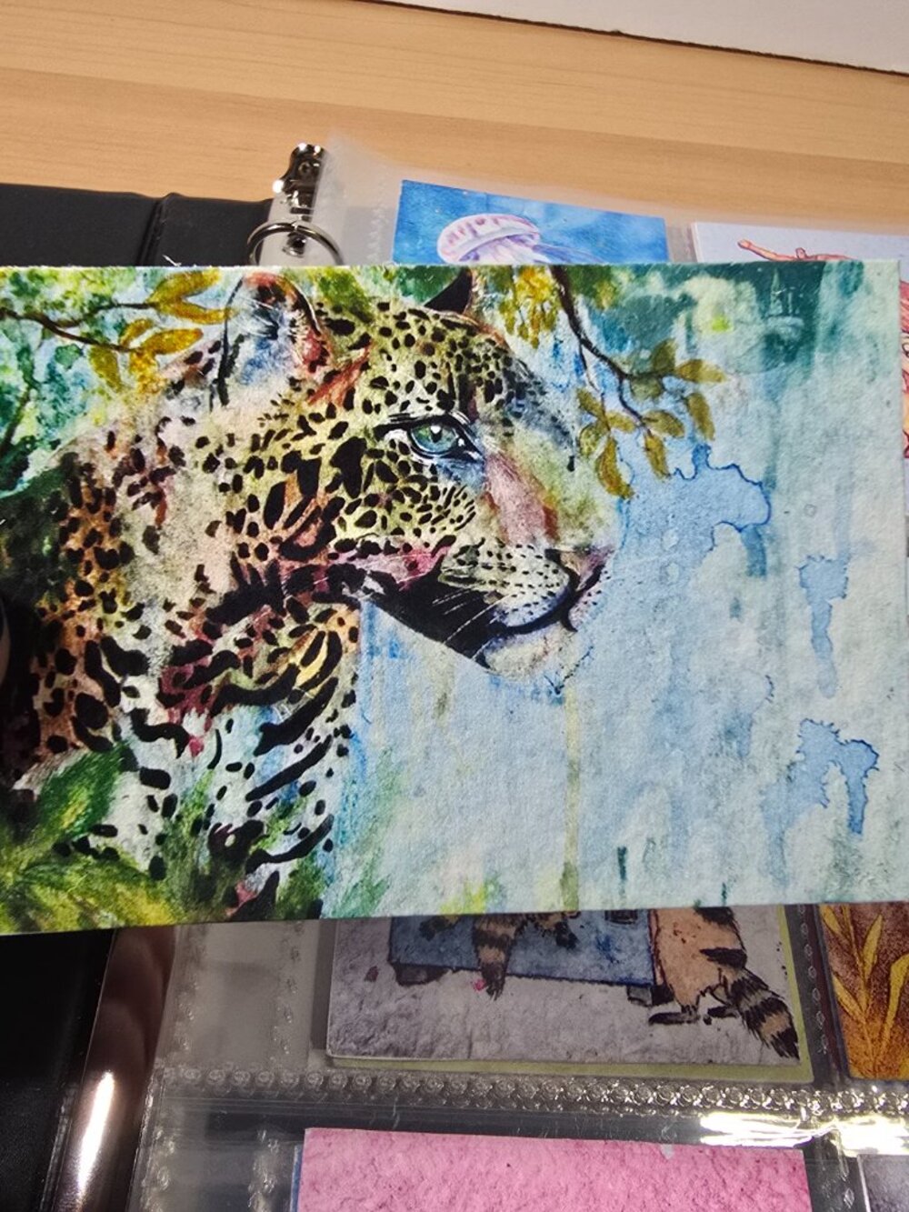 Amur Leopard Mini Art 🐆💧 Charity Collection Print (Signed)